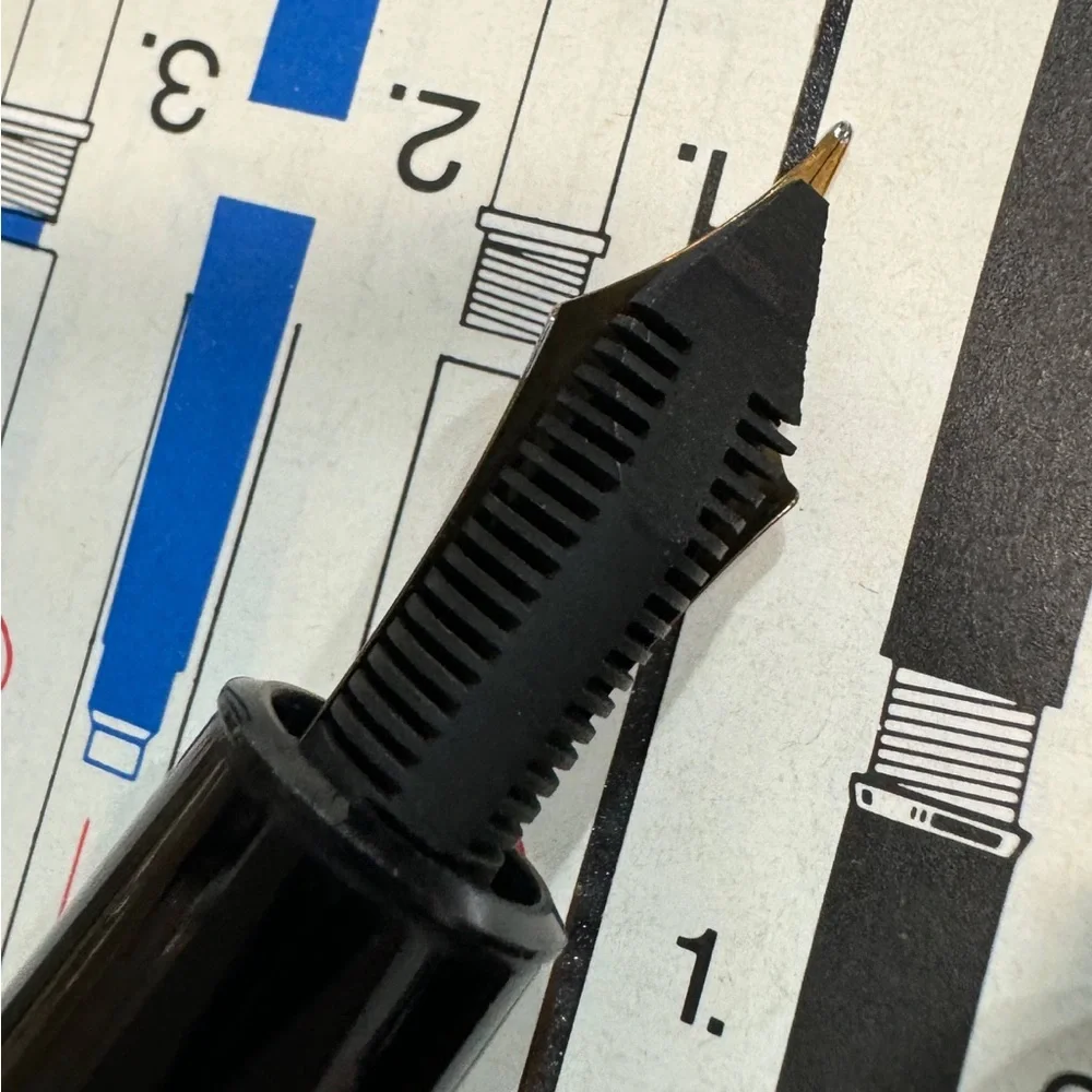 1980 Montblanc Meisterstuck 149 Fountain Pen Black Vintage, 14C 585,4810 Box - Picture 13 of 13